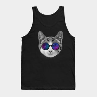 Galaxy Cat Tank Top